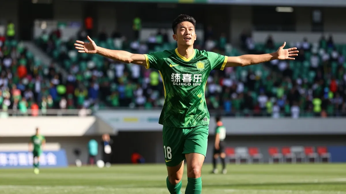 Der ehemalige FC St. Pauli-Profi Jeremy Dudziak erzielte bei seinem ersten Einsatz für Beijing Guoan in der AFC Champions...